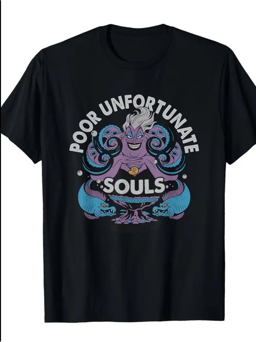 NWOT-Ursula Poor Unfortunate Souls Men’s 3XL (46/48) Short Sleeve Graphic Tee